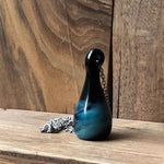 Load image into Gallery viewer, LJ Turtle Aromatherapy &#39;Night Sky&#39; | One-of-a-Kind Handblown Glass Pendant
