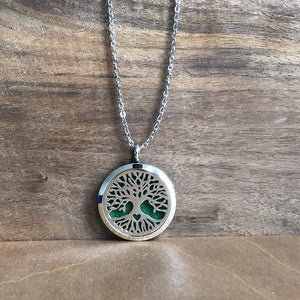 LJ Turtle Aromatherapy Pendant Only Tree of Life | Stainless Steel