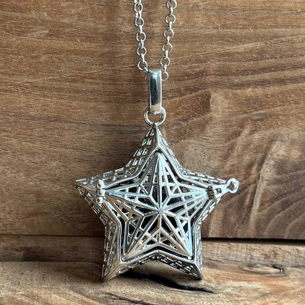 LJ Turtle Aromatherapy Pendant Star | Aromatherapy Diffuser Locket
