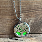 Load image into Gallery viewer, LJ Turtle Aromatherapy Pendant Tree of Life | Stainless Steel Aromatherapy Diffuser Pendant
