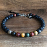 Load image into Gallery viewer, LJ Turtle Aromatherapy Picture Jasper &amp; Lava Stone
