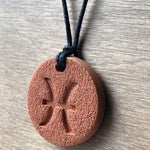 Load image into Gallery viewer, LJ Turtle Aromatherapy Pisces | Terra Cotta Pendant

